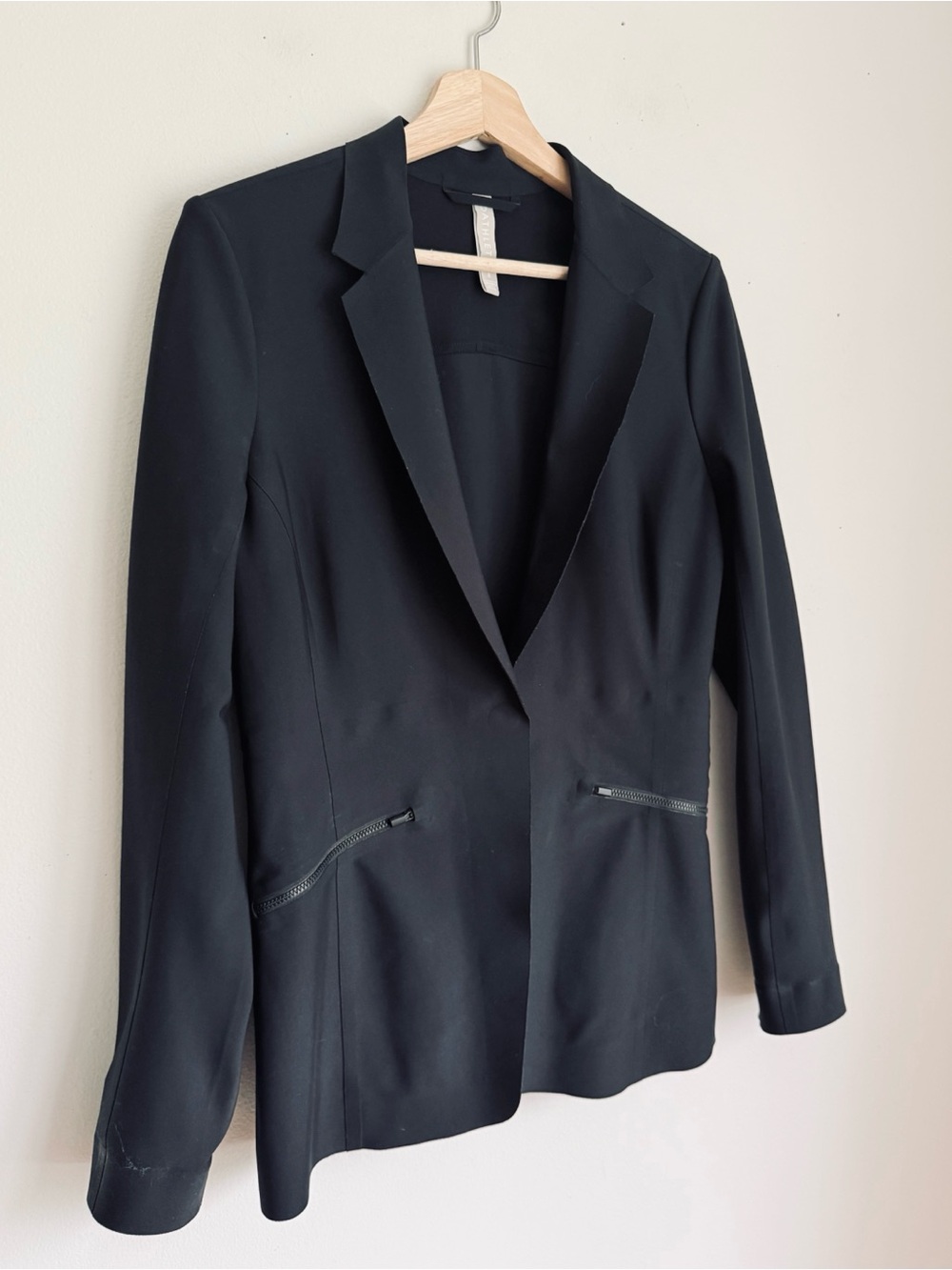Athleta Interstellar Blazer Jacket in Black - Picture 4 of 6